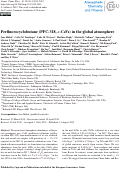 Cover page: Perfluorocyclobutane (PFC-318, c-C4F8) in the global atmosphere