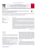 Cover page: Predictors for under-prescribing antibiotics in children with respiratory infections requiring antibiotics.