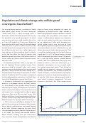 Cover page: Population and climate change: who will the grand convergence leave behind?