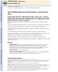 Cover page: Urine Stability Studies for Novel Biomarkers of Acute Kidney&nbsp;Injury