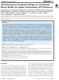 Cover page: Cell-Autonomous Progeroid Changes in Conditional Mouse Models for Repair Endonuclease XPG Deficiency