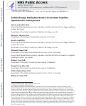 Cover page: Anticholinergic Medication Burden–Associated Cognitive Impairment in Schizophrenia