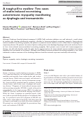 Cover page: A tough pill to swallow: Two cases of statin-induced necrotizing autoimmune myopathy manifesting as dysphagia and transaminitis