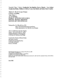 Cover page: Extended Phase I Study: Geophysical Investigation Survey Report - Las Animas Geophysical Study, Hollister to Gilroy 4 Lane, San Benito and Santa Clara Counties.