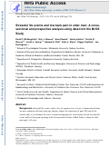 Cover page: Stressful life events and low back pain in older men: A cross-sectional and prospective analysis using data from the MrOS study.