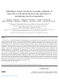 Cover page: Solid-phase arsenic speciation in aquifer sediments: A micro-X-ray absorption spectroscopy approach for quantifying trace-level speciation