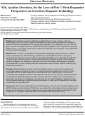 Cover page: “Oh, Another Overdose, for the Love of Pete”: First Responder Perspectives on Overdose Response Technology