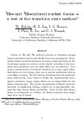 Cover page: {sup 3}He and {sup 4}He Induced Nuclear Fission - a Test of the Transition State Method