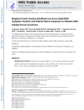 Cover page: Negative Events During Adulthood Are Associated With Symptom Severity and Altered Stress Response in Patients With Irritable Bowel Syndrome.