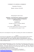 Cover page: Modularity, Vertical Integration, and Open Access Policies:  Towards a Convergence of Antitrust and Regulation in the Internet Age