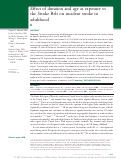 Cover page: Effect of duration and age at exposure to the Stroke Belt on incident stroke in adulthood