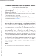 Cover page: Potential benefits and optimization of cool-coated office buildings: A case study in Chongqing, China