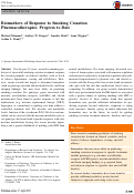 Cover page: Biomarkers of Response to Smoking Cessation Pharmacotherapies: Progress to Date