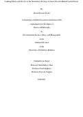 Cover page: Linking Pattern and Process in the Disturbance Ecology of Sierra Nevada Mixed Conifer Forests