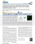 Cover page: Antibodies Raised Against an Aβ Oligomer Mimic Recognize Pathological Features in Alzheimer’s Disease and Associated Amyloid-Disease Brain Tissue