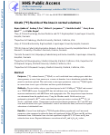 Cover page: Kinetic [18F]-Fluoride of the Knee in Normal Volunteers.