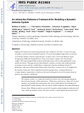 Cover page: An interactive reference framework for modeling a dynamic immune system