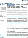 Cover page: Transit Time Estimation in Catchments: Recent Developments and Future Directions