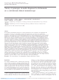 Cover page: Variety of genotypes in males diagnosed as dichromatic on a conventional clinical anomaloscope