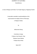 Cover page: A Union of Religion and Politics: Ngawang Tsültrim as Tibetan Regent and Imperial Preceptor