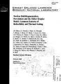 Cover page: Nuclear multifragmentation, percolation and the Fisher Droplet model: common features of reducibility and thermal scaling