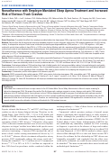 Cover page: Nonadherence with Employer-Mandated Sleep Apnea Treatment and Increased Risk of Serious Truck Crashes