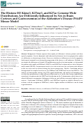 Cover page: The Histone H3 K4me3, K27me3, and K27ac Genome-Wide Distributions Are Differently Influenced by Sex in Brain Cortexes and Gastrocnemius of the Alzheimer’s Disease PSAPP Mouse Model