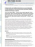 Cover page: D-Dimer Levels and Traditional Risk Factors Are Associated With Incident Hypertension Among HIV-Infected Individuals Initiating Antiretroviral Therapy in Uganda