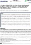 Cover page: Phylogenomic analysis of the Neocallimastigomycota: proposal of Caecomycetaceae fam. nov., Piromycetaceae fam. nov., and emended description of the families Neocallimastigaceae and Anaeromycetaceae.