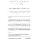 Cover page: Simulation of a D-T Neutron Source for Neutron Scattering Experiments