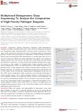 Cover page: Multiplexed Metagenomic Deep Sequencing To Analyze the Composition of High-Priority Pathogen Reagents