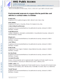 Cover page: Environmental exposure to organochlorine pesticides and deficits in cochlear status in children