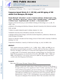 Cover page: Sequence-based HLA-A, B, C, DP, DQ, and DR typing of 339 adults from Managua, Nicaragua