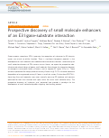 Cover page: Prospective discovery of small molecule enhancers of an E3 ligase-substrate interaction