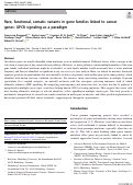 Cover page: Rare, functional, somatic variants in gene families linked to cancer genes: GPCR signaling as a paradigm.