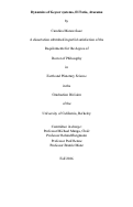 Cover page: Dynamics of Geyser systems, El Tatio, Atacama