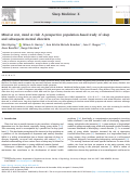 Cover page: Mind at rest, mind at risk: A prospective population-based study of sleep and subsequent mental disorders.