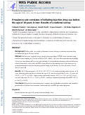 Cover page: Prevalence and correlates of initiating injection drug use before the age of 18 years in Iran: results of a national survey