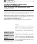 Cover page: Analysis of trauma patients with unplanned returns to the operating room