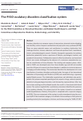 Cover page: The FIGO ovulatory disorders classification system