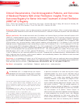 Cover page: Clinical Characteristics, Oral Anticoagulation Patterns, and Outcomes of Medicaid Patients With Atrial Fibrillation: Insights From the Outcomes Registry for Better Informed Treatment of Atrial Fibrillation (ORBIT‐AF I) Registry