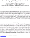 Cover page: Proposal for a Universal Test Mirror for Characterization of Slope Measuring 
Instruments