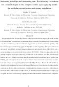 Cover page: Increasing spin-flips and decreasing cost: Perturbative corrections for external singles to the complete active space spin flip model for low-lying excited states and strong correlation