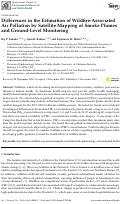 Cover page: Differences in the Estimation of Wildfire-Associated Air Pollution by Satellite Mapping of Smoke Plumes and Ground-Level Monitoring