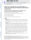 Cover page: Pediatric risk to orthotopic heart transplant (PRO) score: Insights from United Network for Organ Sharing (UNOS) waitlist mortality findings