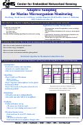 Cover page: Adaptive Sampling for Marine Microorganism Monitoring