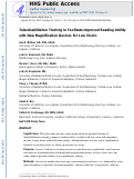 Cover page: Telerehabilitation Training to Facilitate Improved Reading Ability with New Magnification Devices for Low Vision