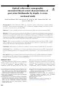 Cover page: Optical Coherence Tomography-measured blood vessel characteristics of Port-Wine Birthmarks by depth: A cross-sectional study