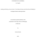 Cover page: Reading and Writing as Social Action: A Case Study of Literacy and Critical Social Thinking in the Migrant Student Leadership Institute