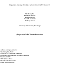 Cover page: Disparity in Smoking Prevalence by Education: Can We Reduce It?